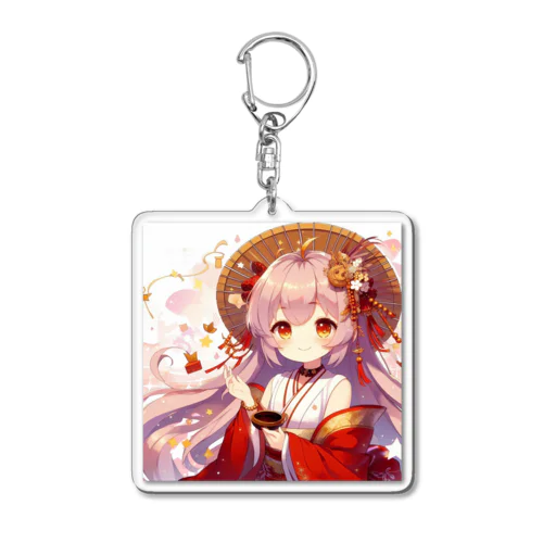 可愛い女の子の恵比寿 Acrylic Key Chain