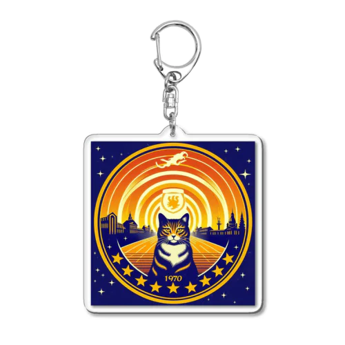 Meow University シリーズ【星】 Acrylic Key Chain