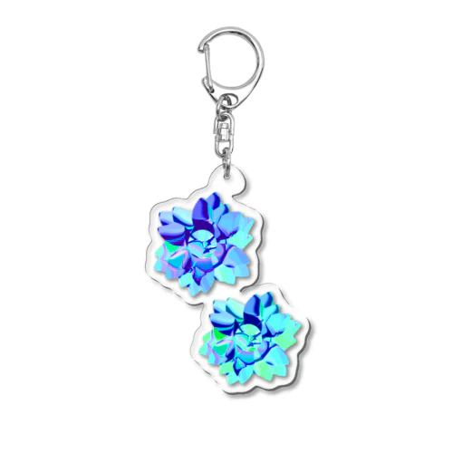 氷漬けの花 Acrylic Key Chain