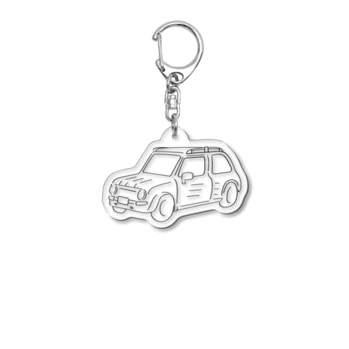 とがった旧車① Acrylic Key Chain