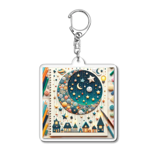 夜空の煌き✨ Acrylic Key Chain