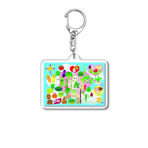 お野菜オールスターズ Acrylic Key Chain