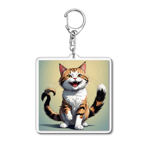 ふたまた猫ちゃん Acrylic Key Chain