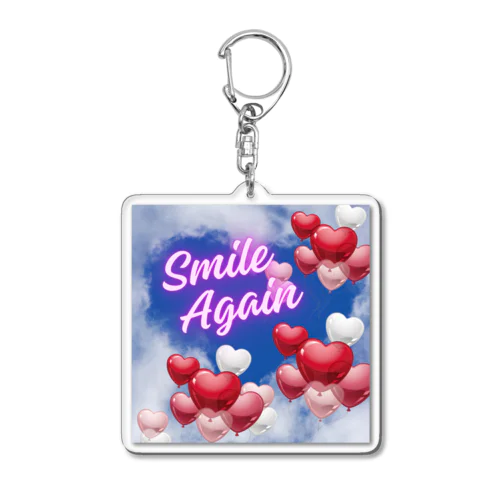 smile again Acrylic Key Chain