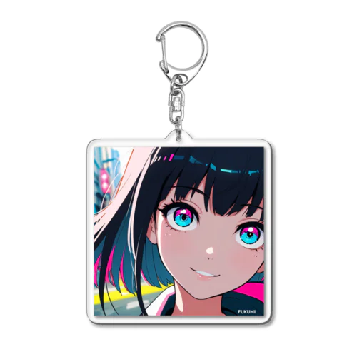 近未来美少女「ヒカリ」 Acrylic Key Chain