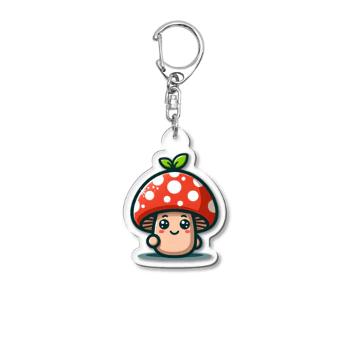 かわいいキノコくん🍄 アクリルキーホルダー