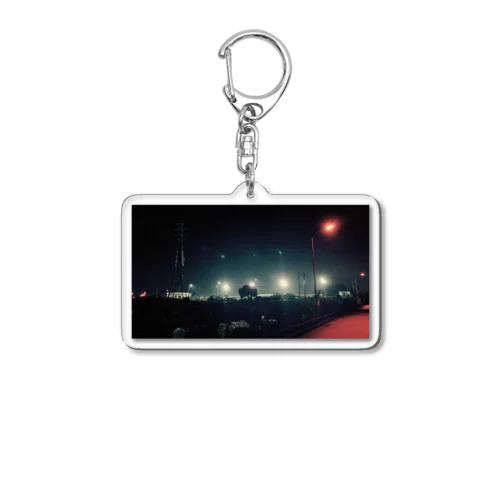 散歩（夜道） Acrylic Key Chain