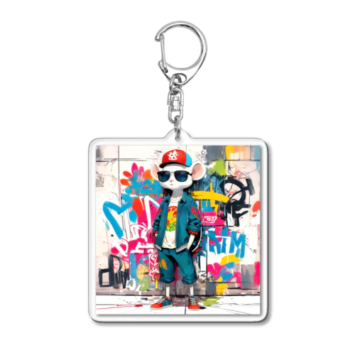 mouse-man-2 Acrylic Key Chain