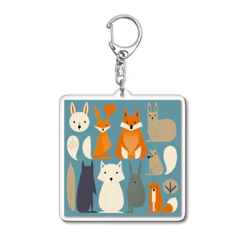 アニマルズ−２ Acrylic Key Chain