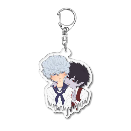 吸血鬼と少年🌹 Acrylic Key Chain