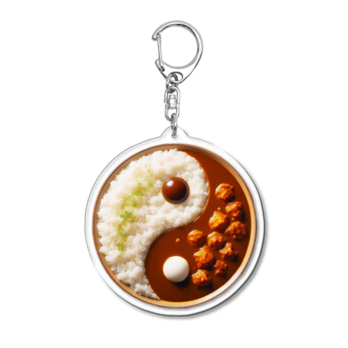 カレーライス Acrylic Key Chain