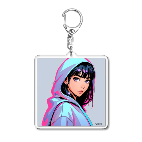 近未来美少女「マリア」 Acrylic Key Chain