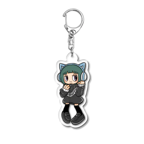 黒めあ(イラスト) Acrylic Key Chain