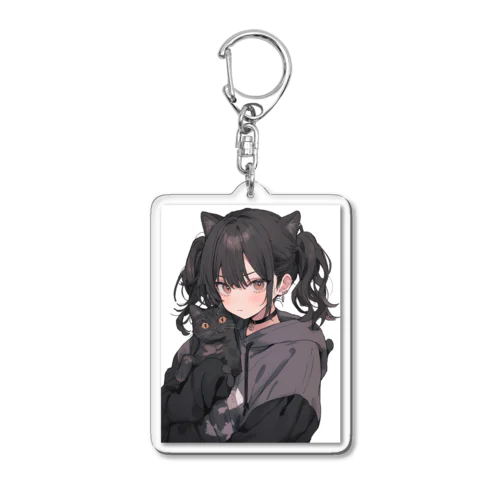 クロネコミミガール Acrylic Key Chain