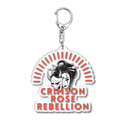 Crimson Rose Rebellion アクリルキーホルダー