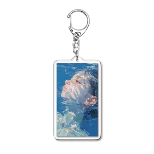 Crying Heat Acrylic Key Chain