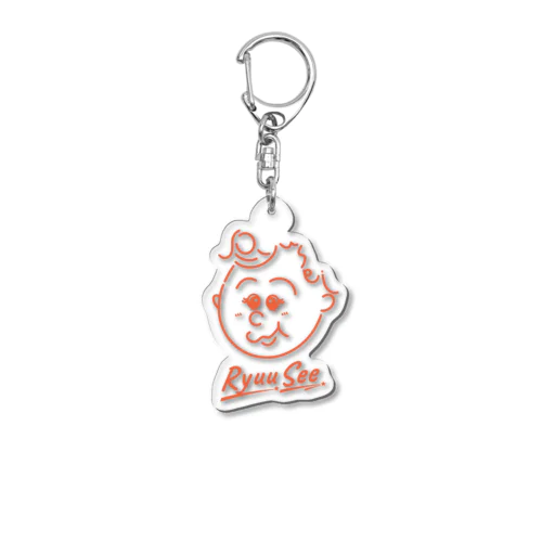 Ryuu see　オレンジ Acrylic Key Chain