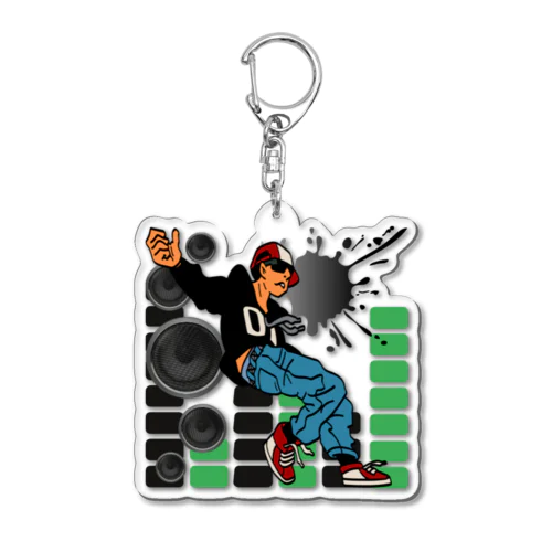 「Street Dance Vibes」 Acrylic Key Chain