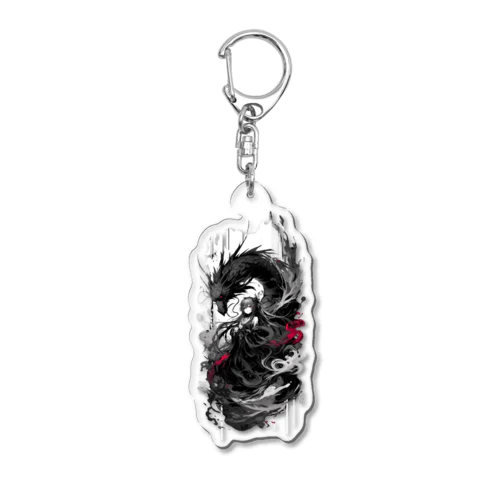 Dragonと女性 Acrylic Key Chain