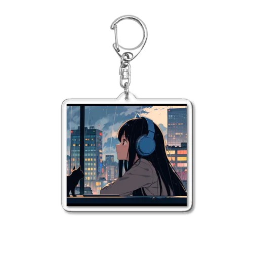 No.4 Acrylic Key Chain