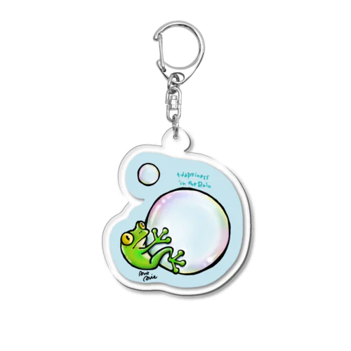 雨カエル Acrylic Key Chain