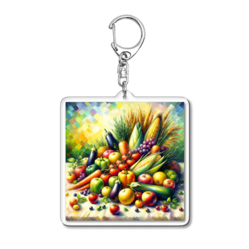 野菜たち Acrylic Key Chain