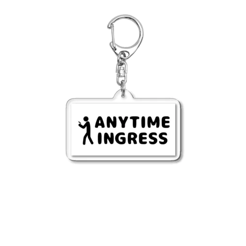 ANYTIME INGRESS アクリルキーホルダー