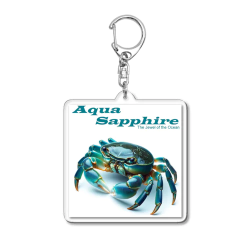 Aqua Sapphire Ⅱ Acrylic Key Chain