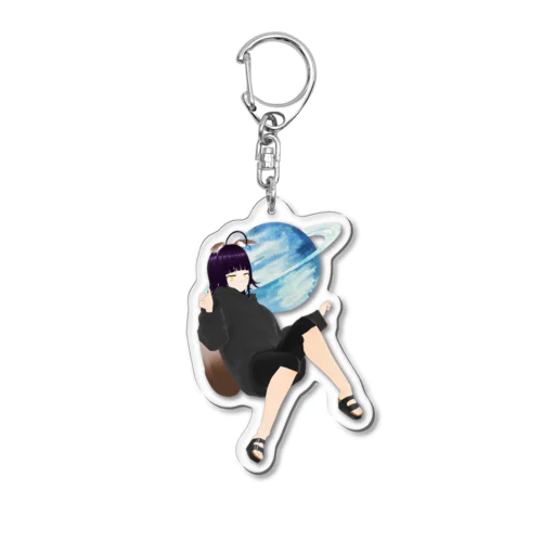 プラネテスの時のサムネくん Acrylic Key Chain