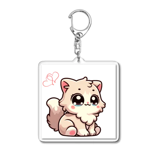 キュートなキャット Acrylic Key Chain