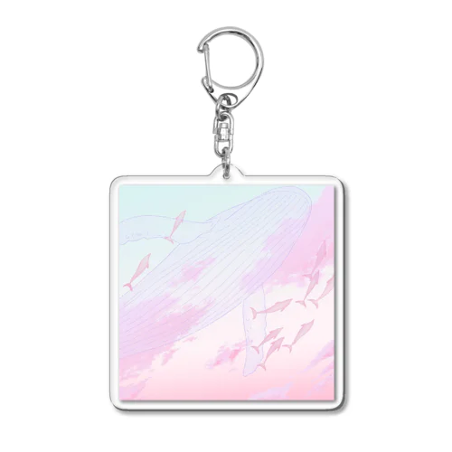 明け方の空 Acrylic Key Chain