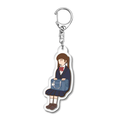 ジト目 女子高生 Acrylic Key Chain