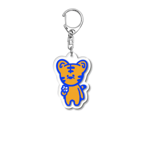 あおとらくん Acrylic Key Chain