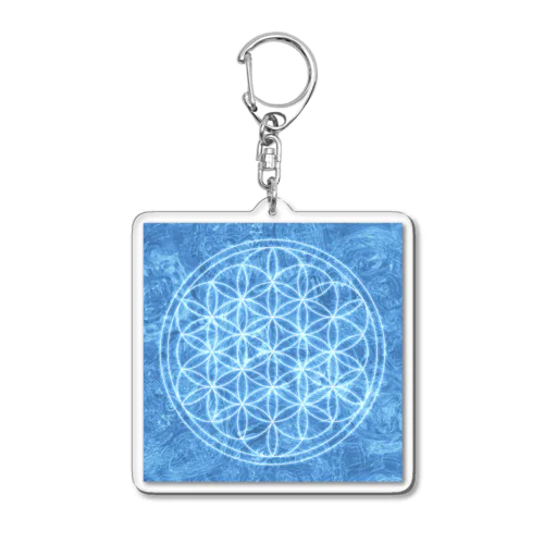 Flower of life アクリルキーホルダー