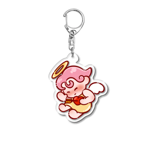 ずっきゅん天使 Acrylic Key Chain