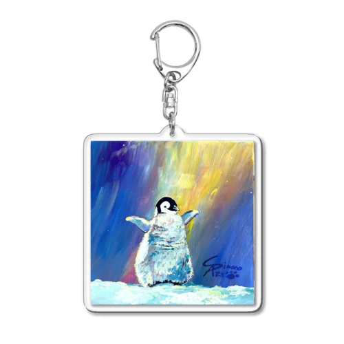 Spinonoart ペンギン Acrylic Key Chain