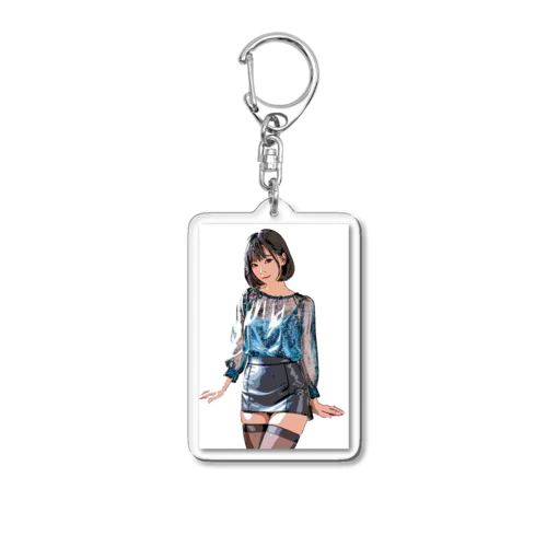 Coffee Girl 2 Acrylic Key Chain