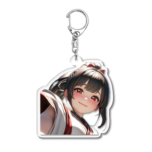 Arca 幼い頃のサムライ娘 Acrylic Key Chain