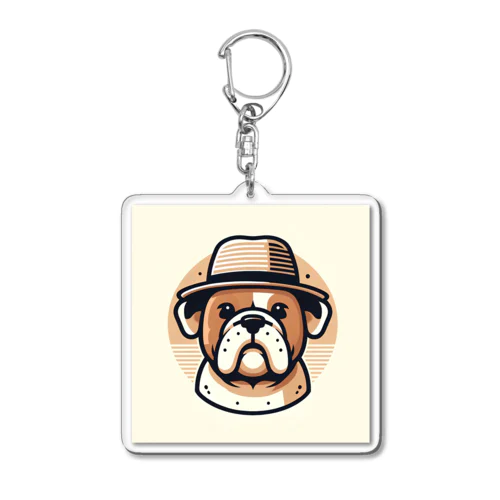 Hat Bull Acrylic Key Chain