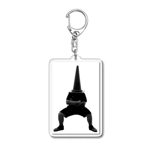 三角コーン君 Acrylic Key Chain