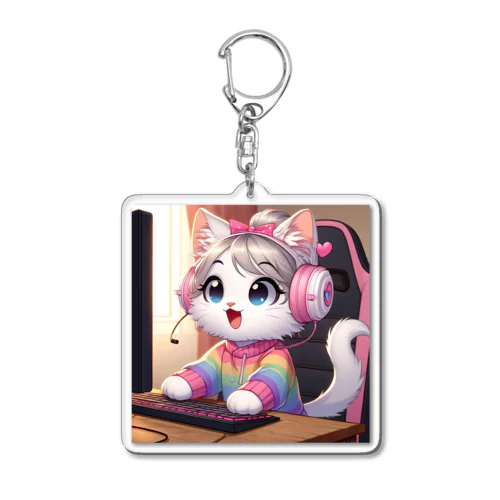 さくにゃん🐱✨️ Acrylic Key Chain