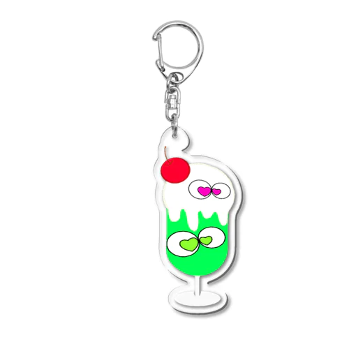 クリームソーダ × モンスター 👀 Acrylic Key Chain