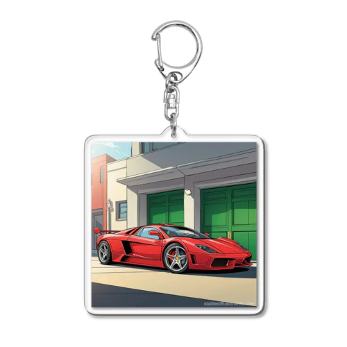 スーパーカー Acrylic Key Chain