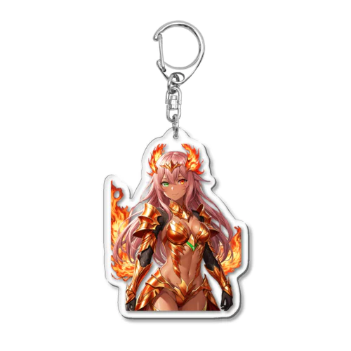 炎の鎧 Acrylic Key Chain