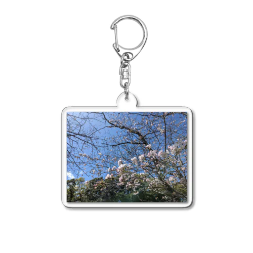 桜が散る頃に Acrylic Key Chain