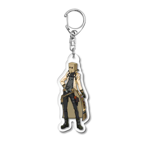 染次郎（フル装備の姿） Acrylic Key Chain