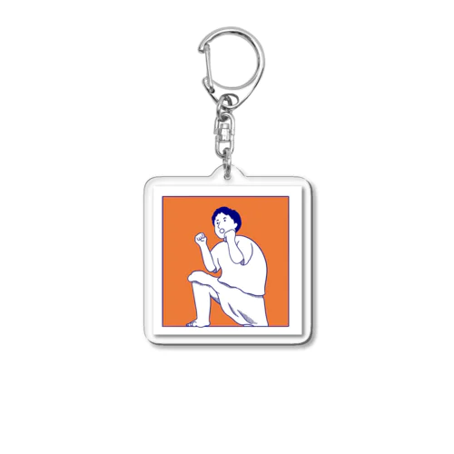 TOWEL DAD Acrylic Key Chain