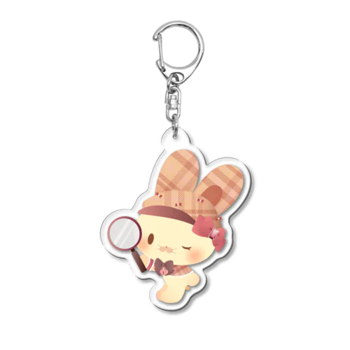 ポコちゃん×ヒミツノルーペ Acrylic Key Chain