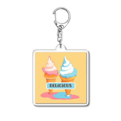 アイスクリーム Acrylic Key Chain