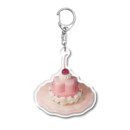 いちごプリン2 Acrylic Key Chain